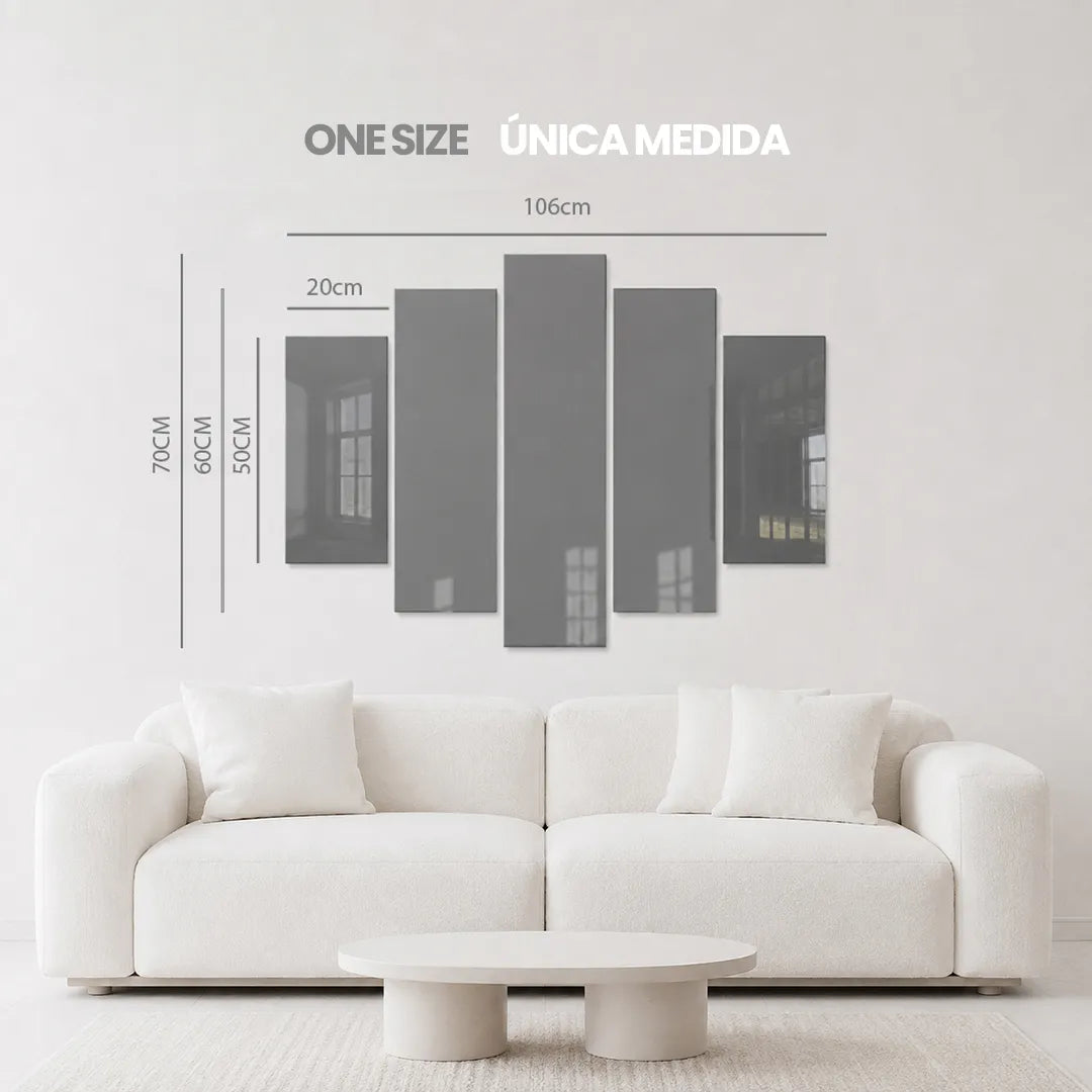 Medidas de Cuadro de Metacrilato Palmeras | Decoración Tropical