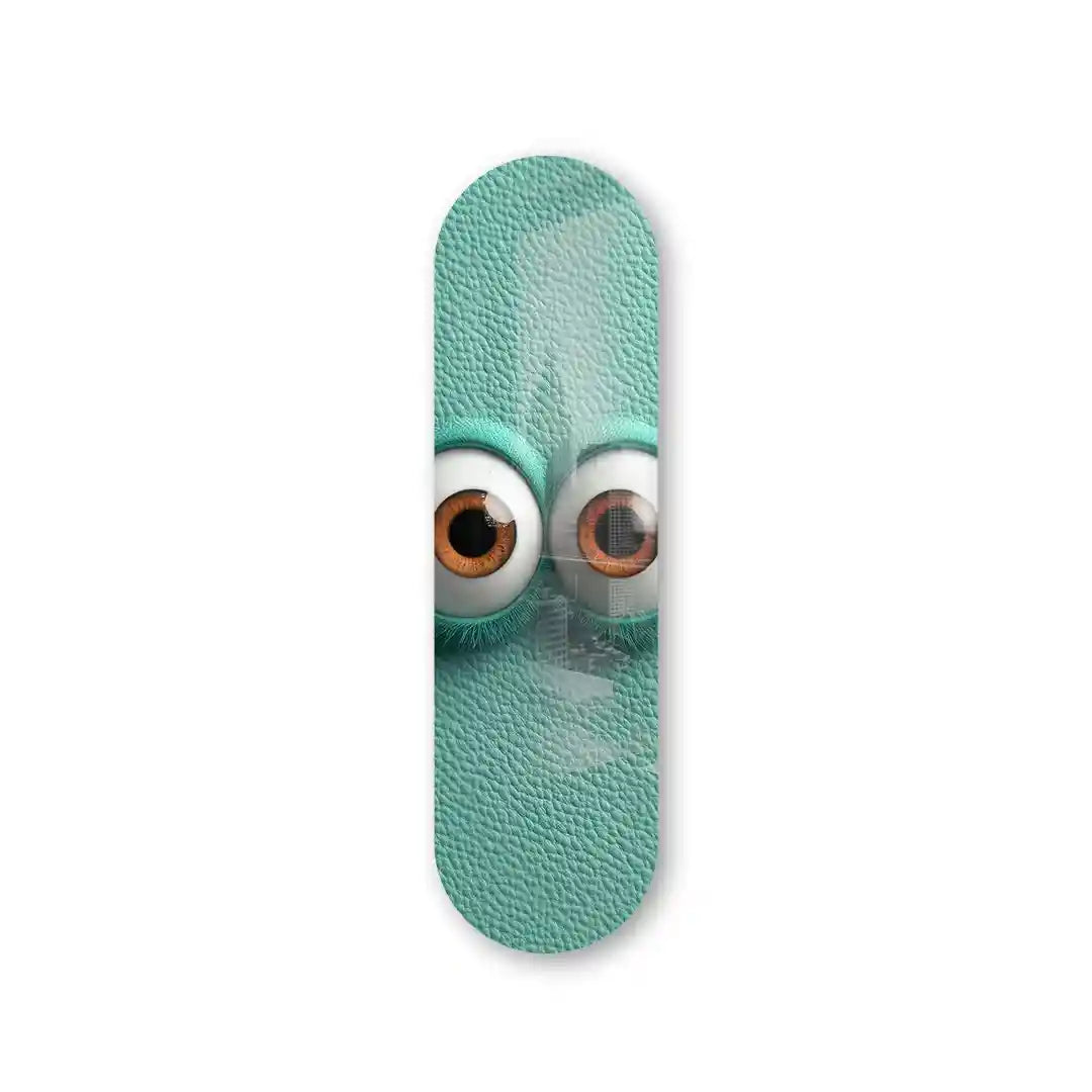 Cuadro Vertical Divertido | Big Eyes Mint