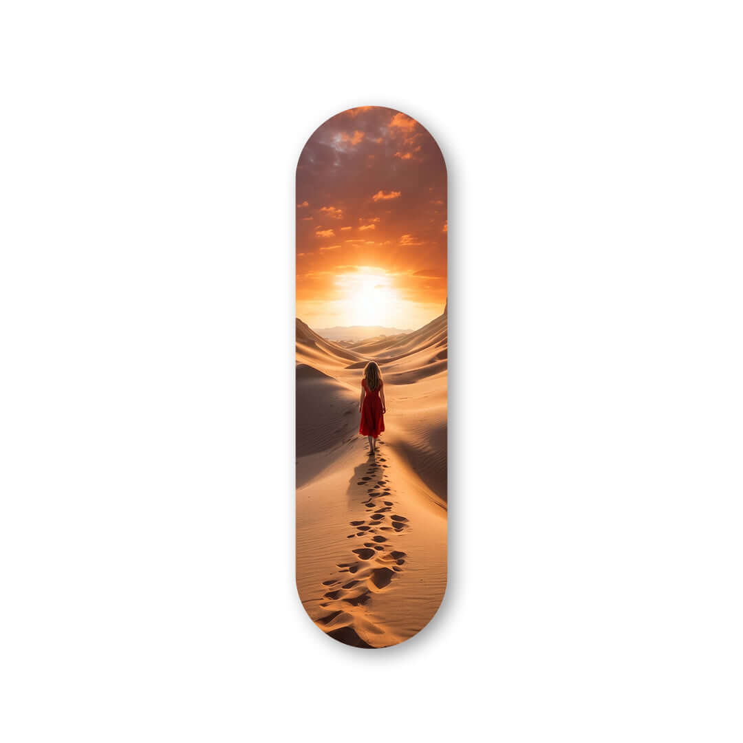 Cuadro Patineta con Atardecer | Decoración Urbana y Costera