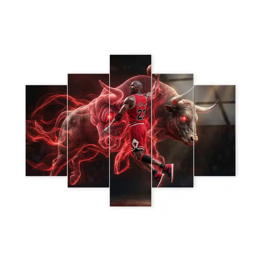 Cuadro de Metacrilato Michael Jordan | Decoración de Baloncesto