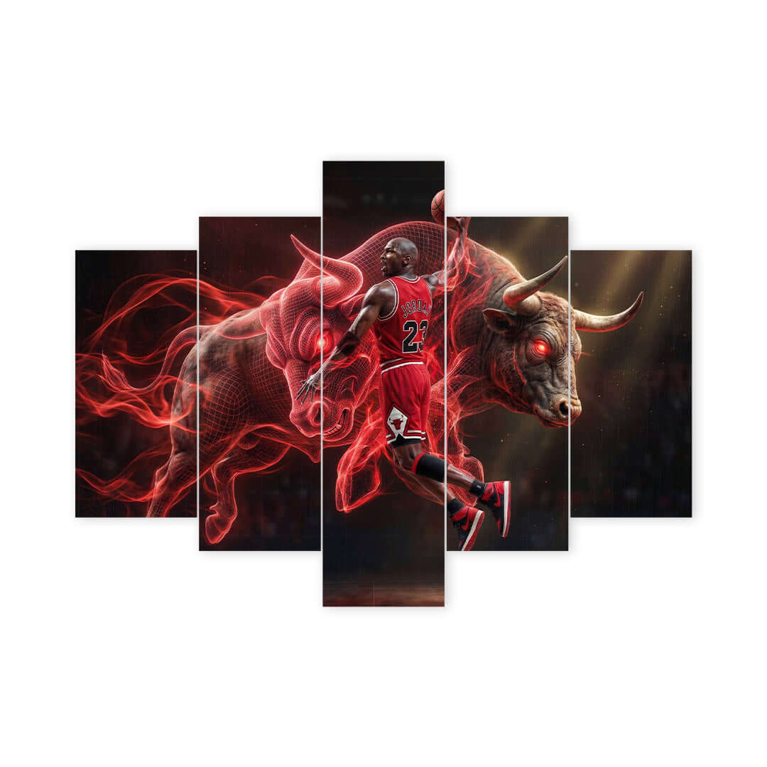 Cuadro de Metacrilato Michael Jordan | Decoración de Baloncesto