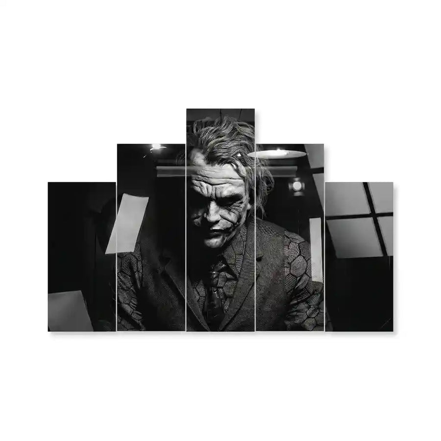 Cuadro de Metacrilato Joker | Decoración en Blanco y Negro