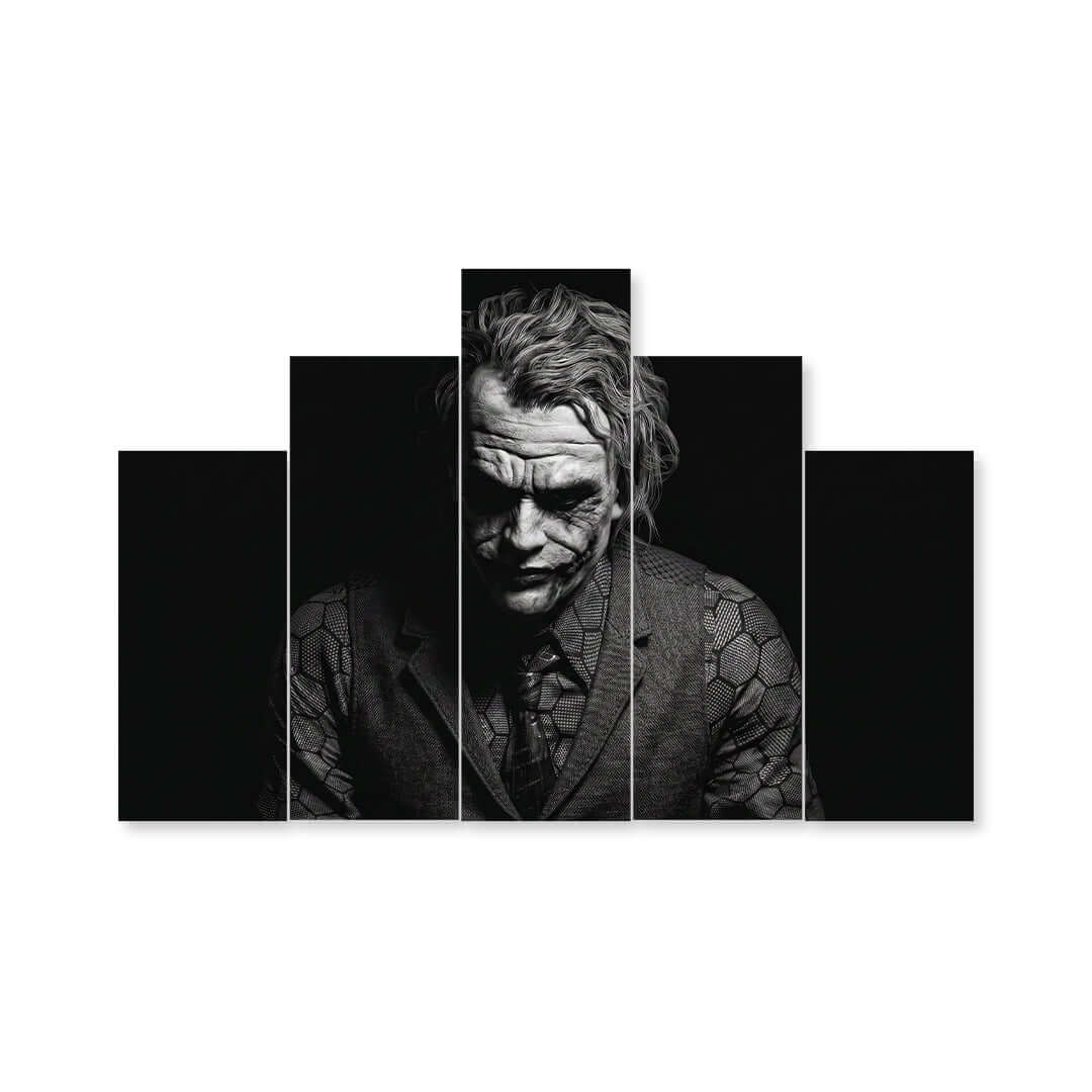 Cuadro de Metacrilato Joker | Decoración en Blanco y Negro