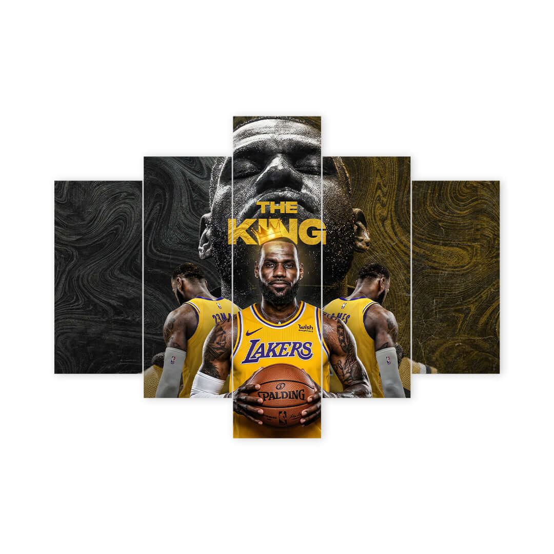 Cuadro de Metacrilato LeBron James | Decoración de Baloncesto