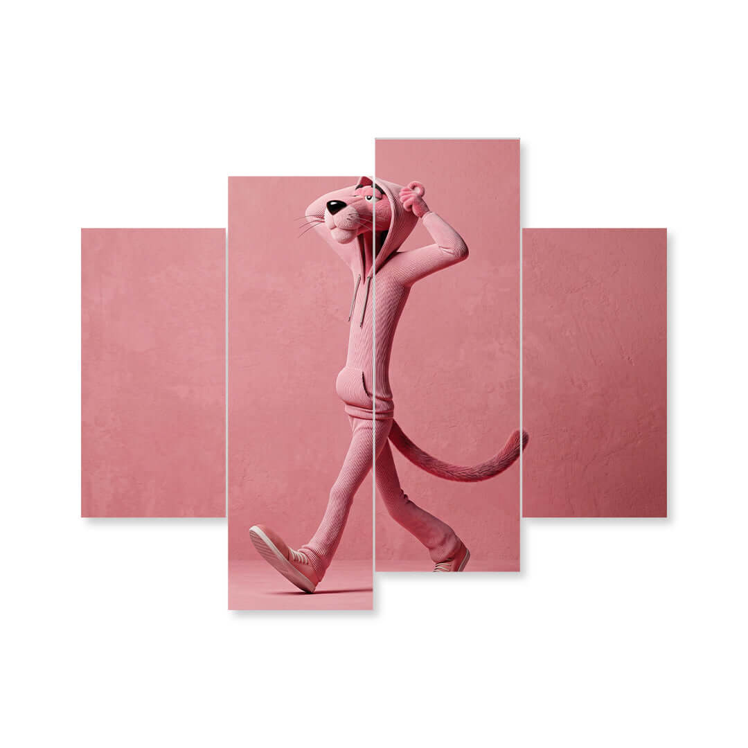 Cuadro de Metacrilato Pantera Rosa | Decoración Moderna
