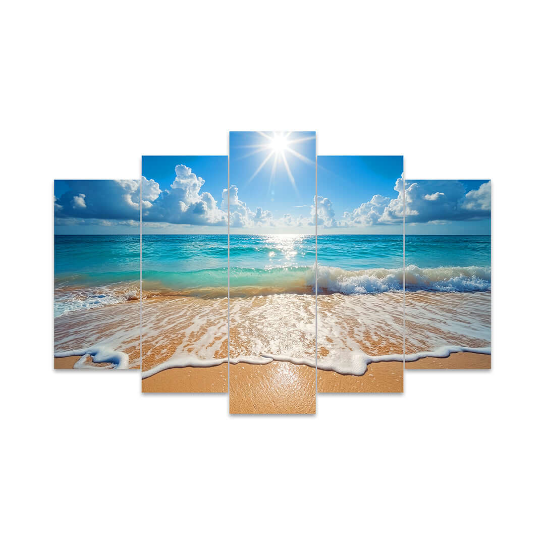 Cuadro de Metacrilato Oleaje Tropical | Decoración de Playa