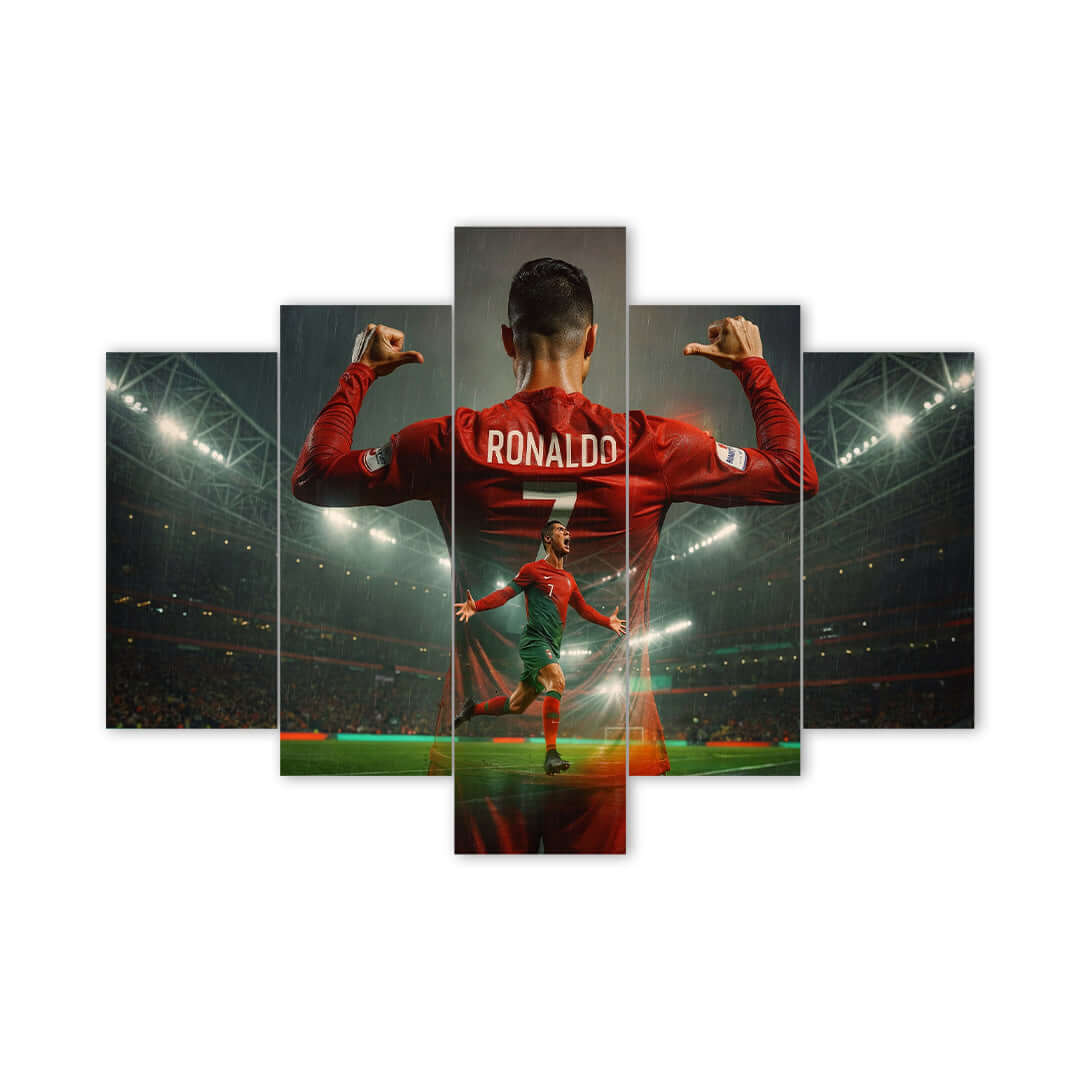 Cuadro de Metacrilato Cristiano Ronaldo | Decoración de Fútbol