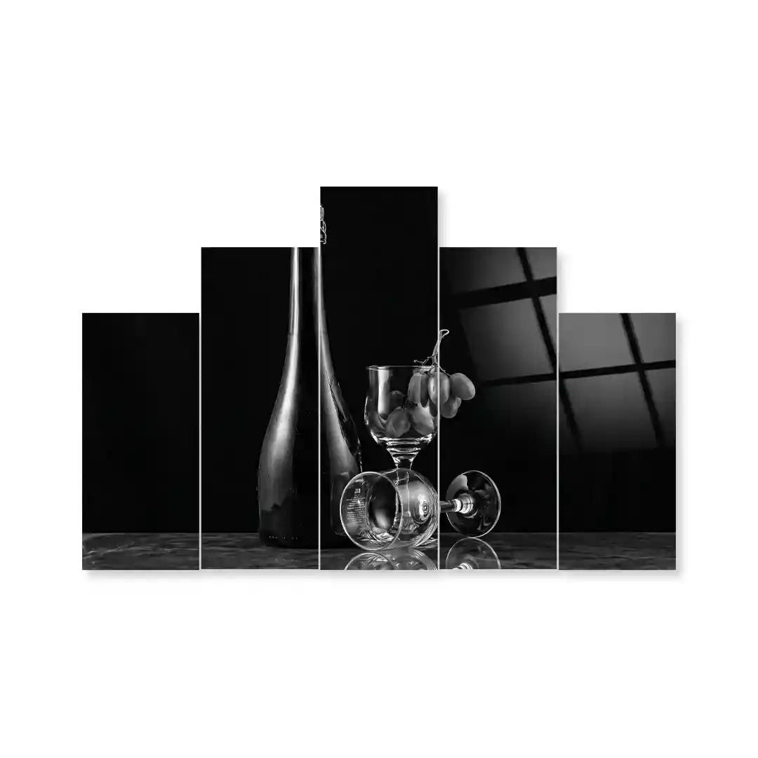 Cuadro de Metacrilato Botella de Vino | Decoración Elegante