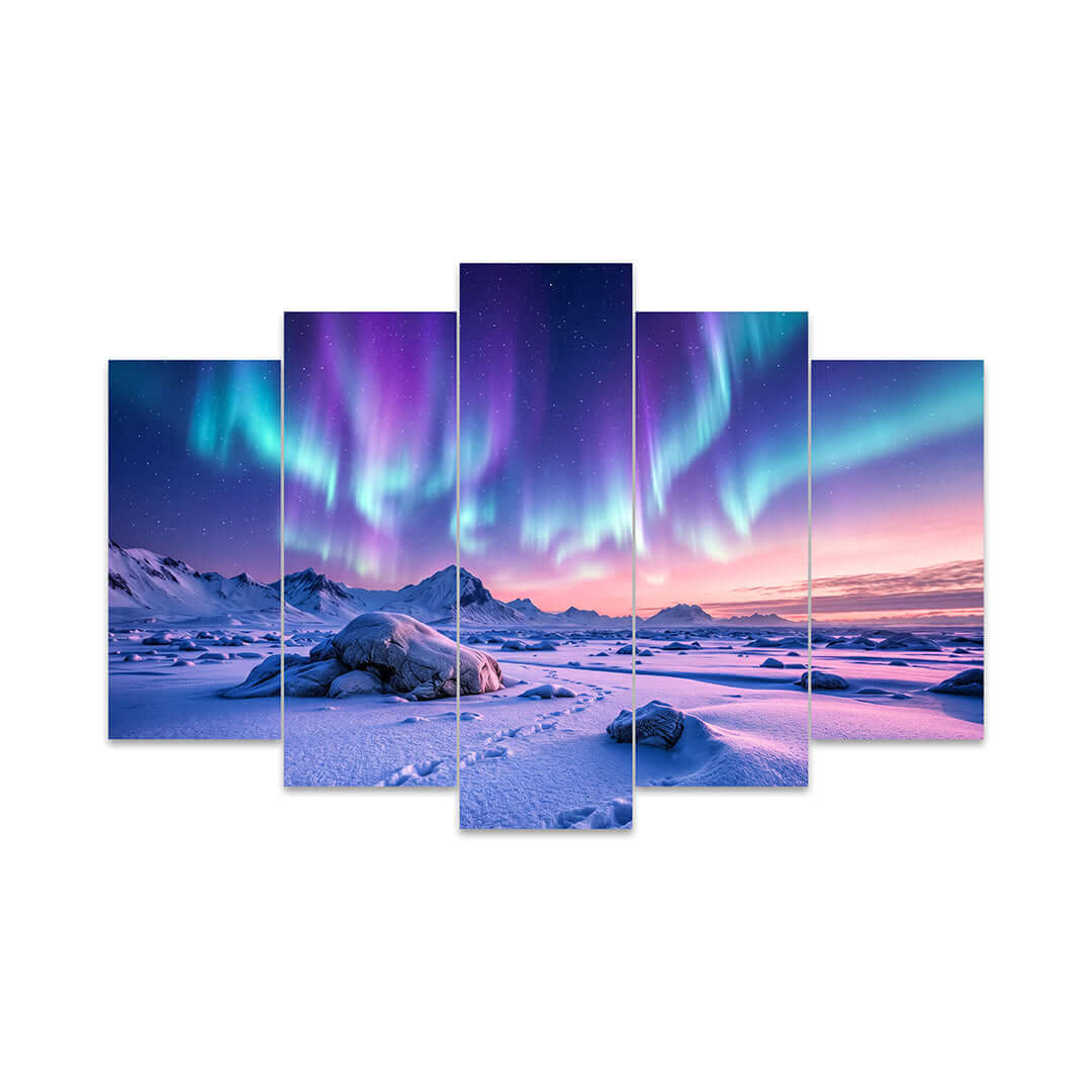 Cuadro de Metacrilato Aurora Boreal | Decoración de Paisajes