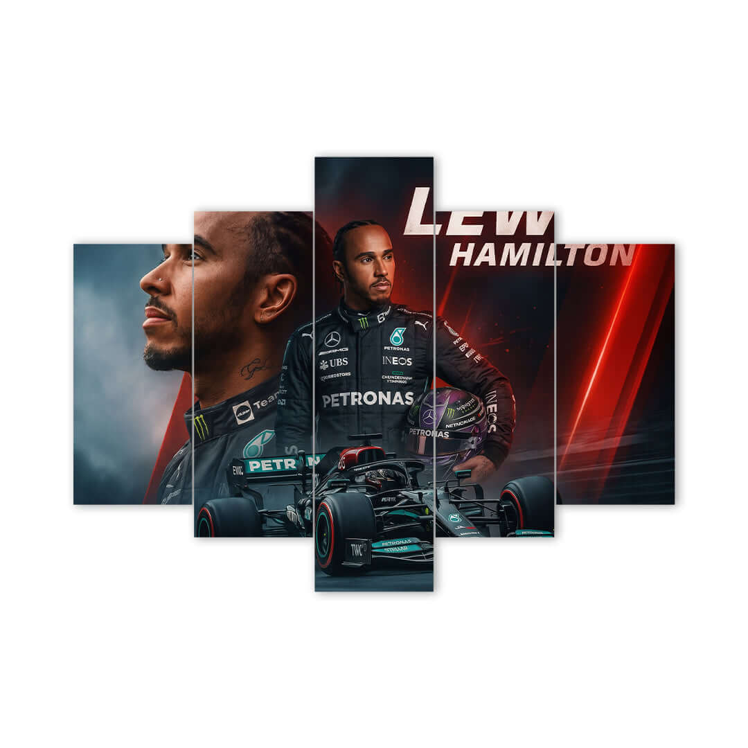 Cuadro de Metacrilato Lewis Hamilton | Decoración de Fórmula 1