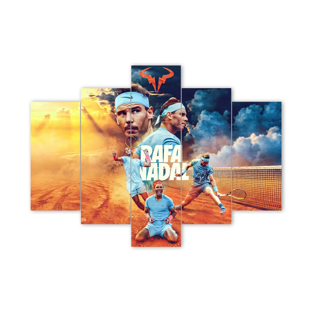 Cuadro de Metacrilato Rafael Nadal | Decoración de Tenis