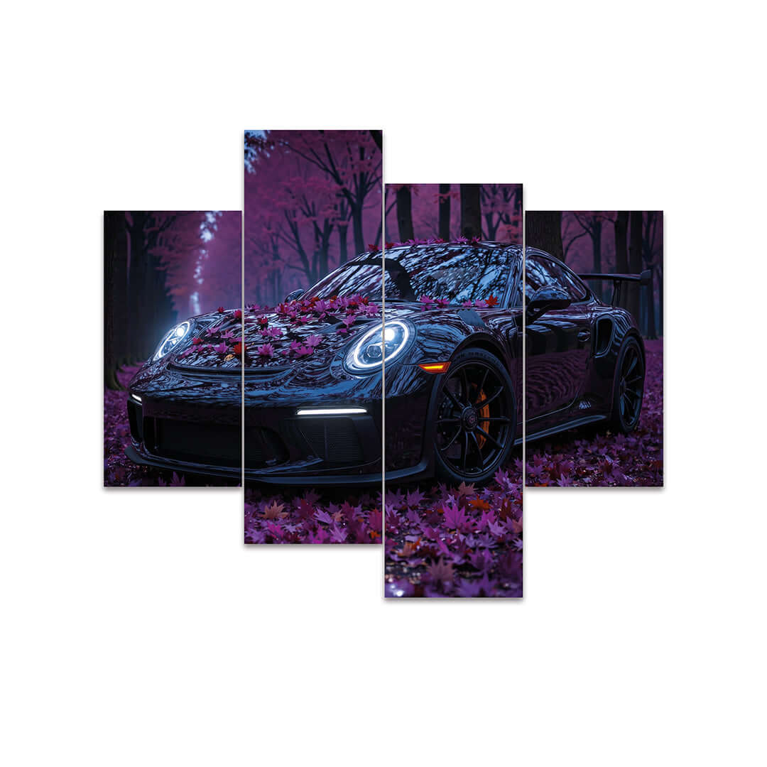 Cuadro de Metacrilato Porsche 911 GT3 | Decoración Neón