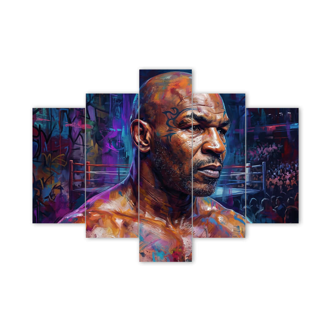 Cuadro de Metacrilato Mike Tyson | Decoración de Boxeo