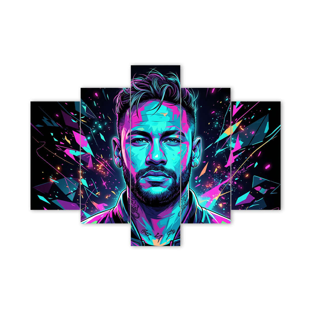Cuadro de Metacrilato Neymar Jr. | Decoración de Fútbol