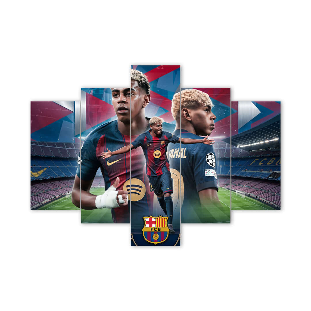 Cuadro de Metacrilato Lamine Yamal | Decoración de Fútbol