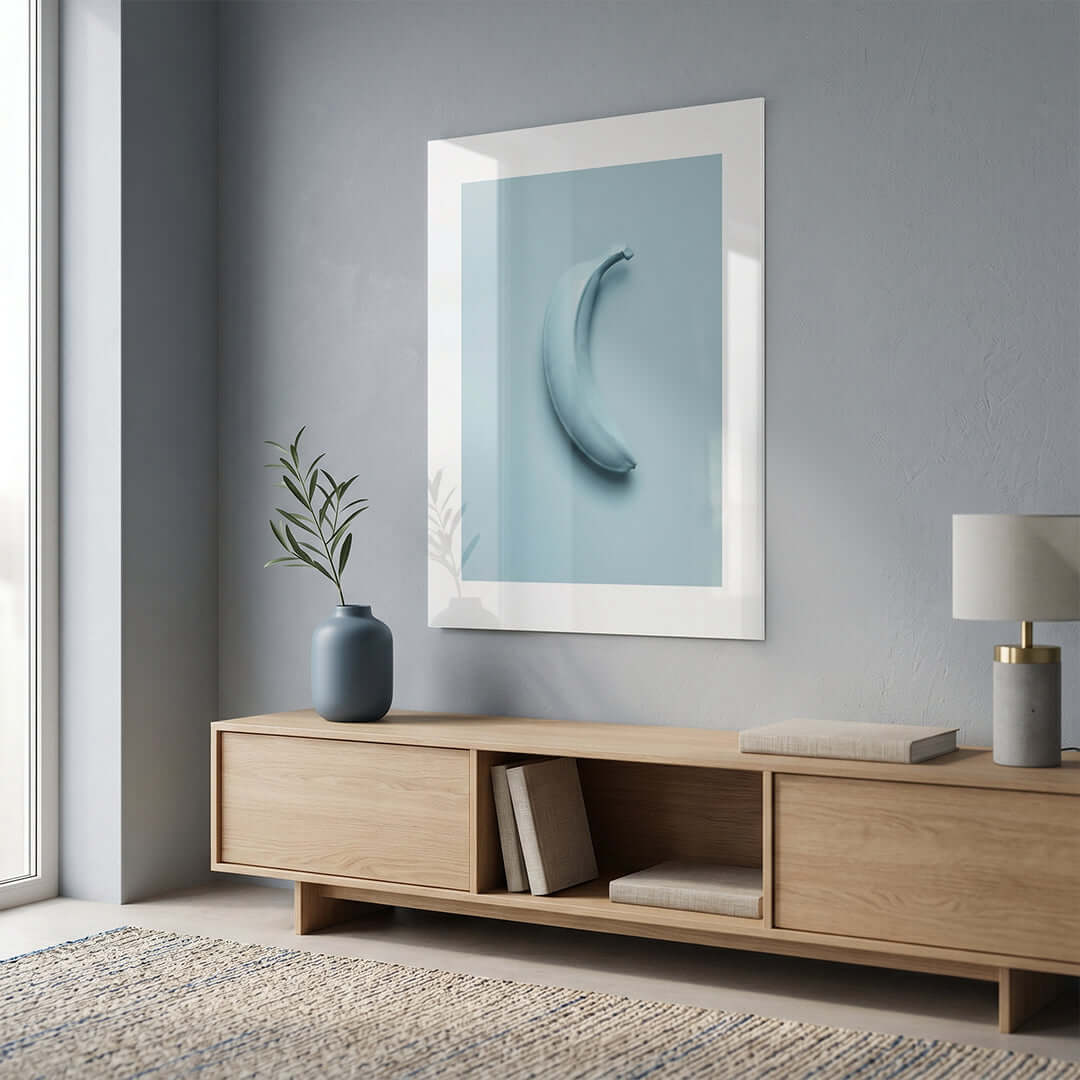 Cuadro Póster Banana Azul | Decoración Minimalista