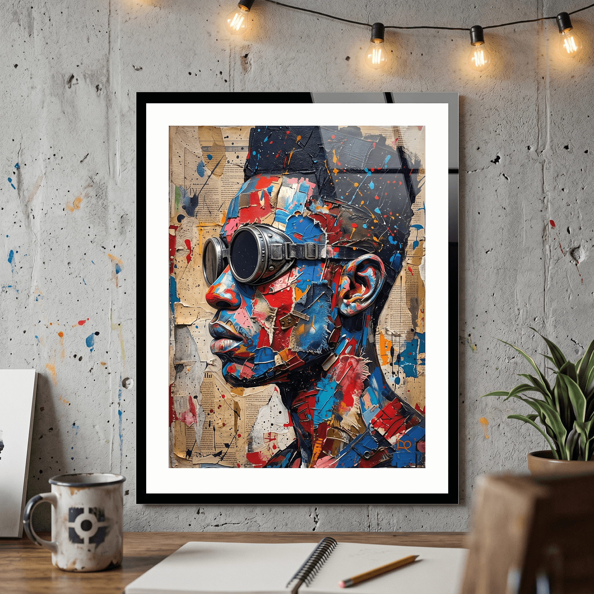 Cuadro Póster Retrato Urbano | Decoración Pop Art