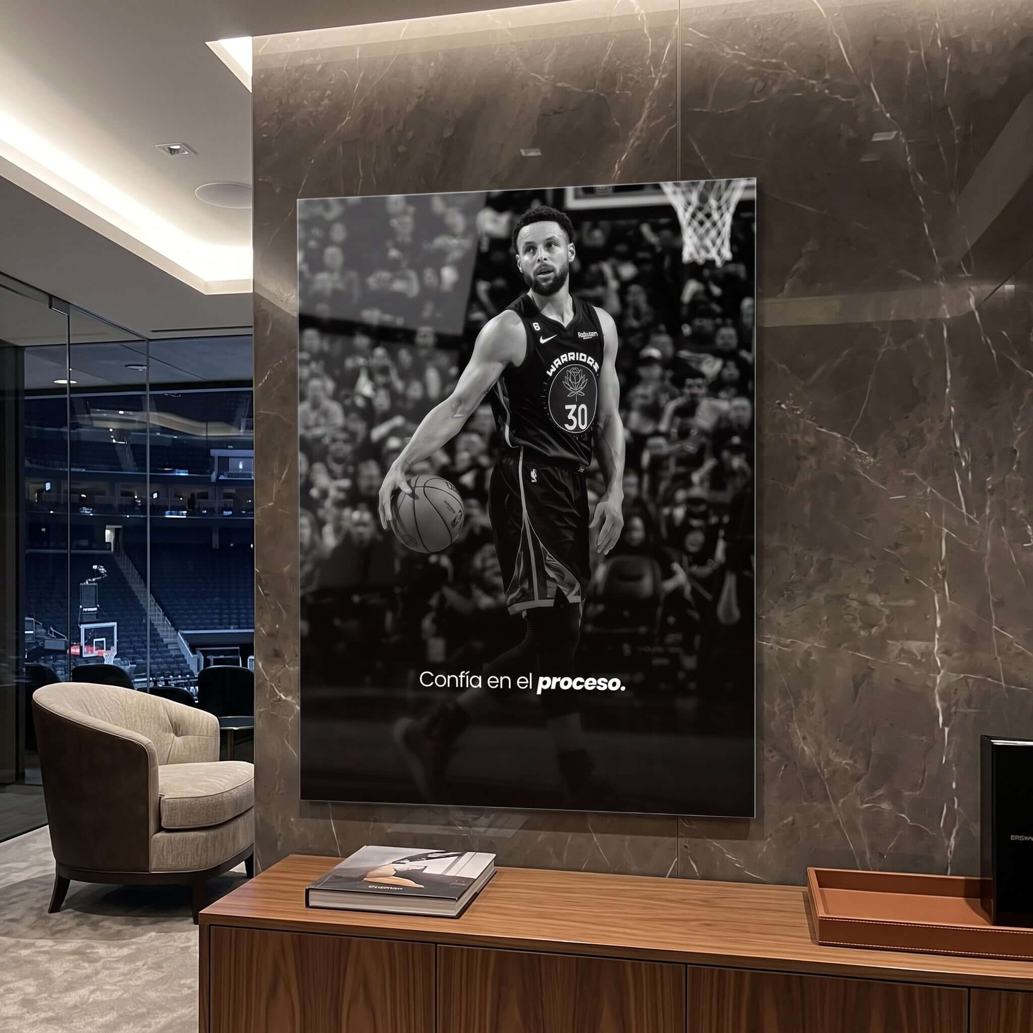 Cuadro Póster Stephen Curry | Decoración de Baloncesto