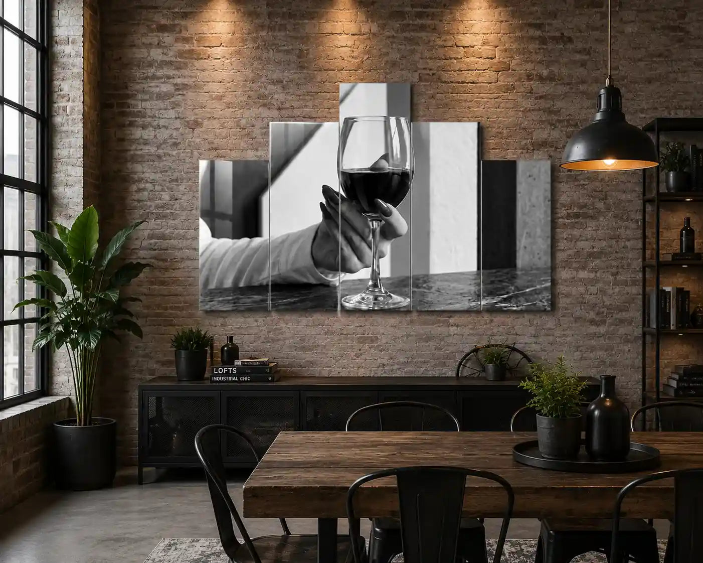 Cuadro de Metacrilato Copa de Vino | Decoración Elegante