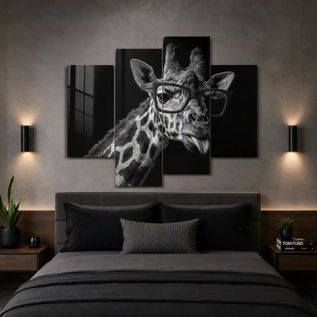 Cuadro de Metacrilato Jirafa | Decoración Moderna de Pared