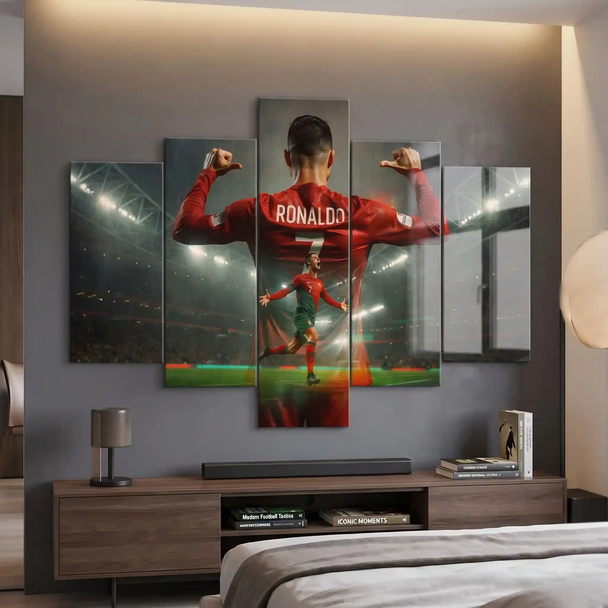 Cuadro de Metacrilato Cristiano Ronaldo | Decoración de Fútbol