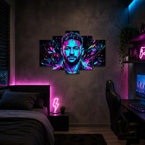 Cuadro de Metacrilato Neymar Jr. | Decoración de Fútbol