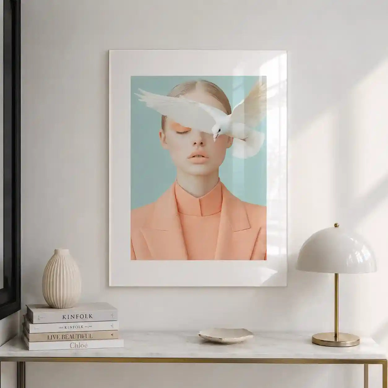 Cuadro Soft Freedom | Pastel Dove