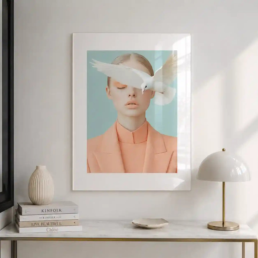 Cuadro Soft Freedom | Pastel Dove