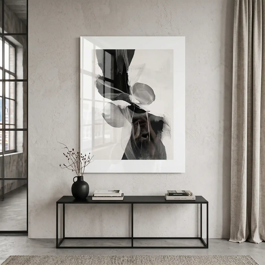 Cuadro Póster Abstracto Equilibrio Monocromático | Decoración Minimalista