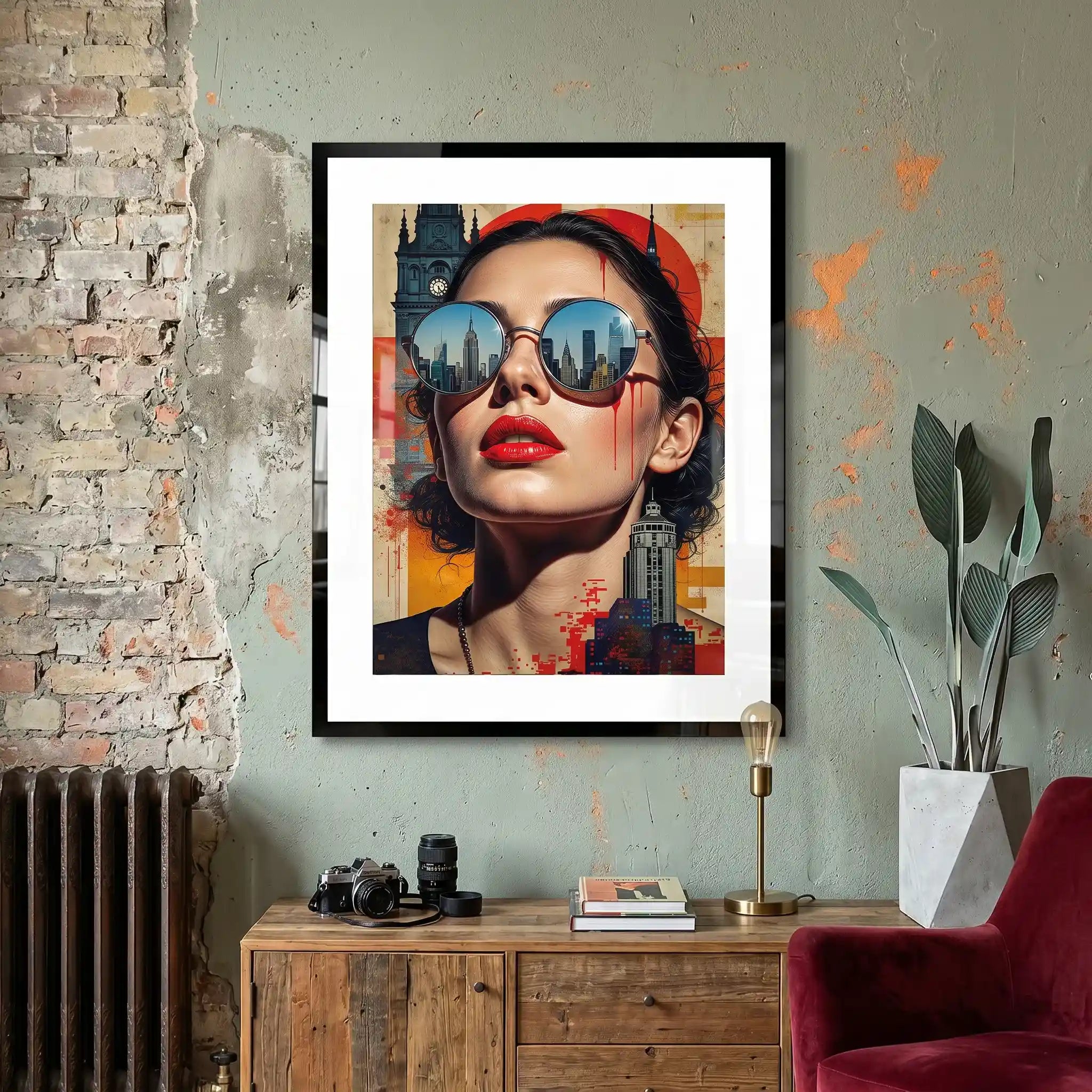 Cuadro Urban Glam | City Reflection | Arte Pop Metropolitano