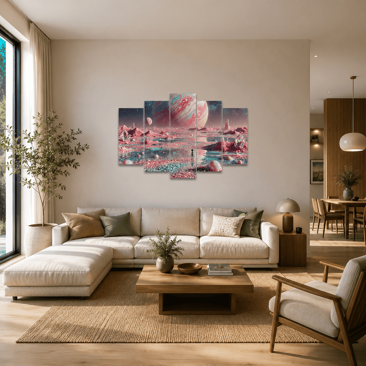Cuadro de Metacrilato Júpiter | Decoración Espacial