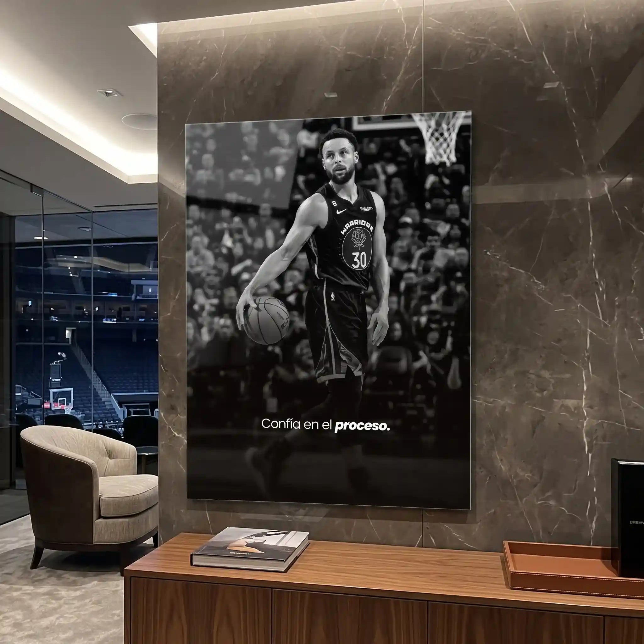 Cuadro Motivacional Stephen Curry | Confía en el Proceso