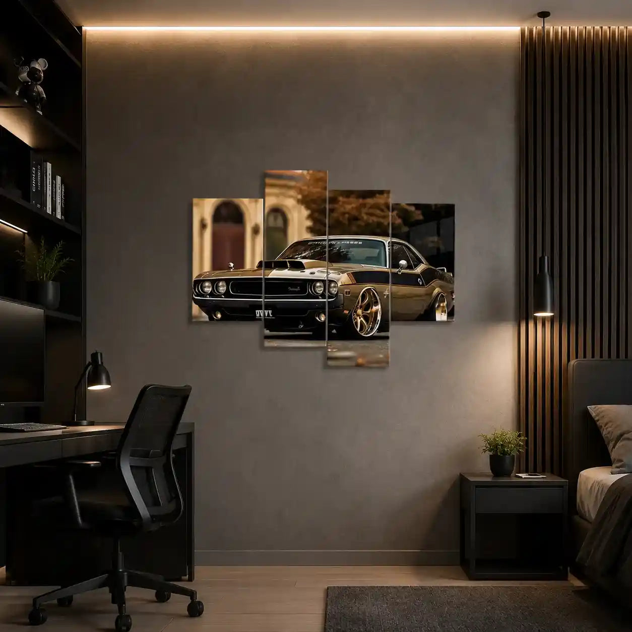 Cuadro de Metacrilato Dodge Challenger | Decoración de Coches