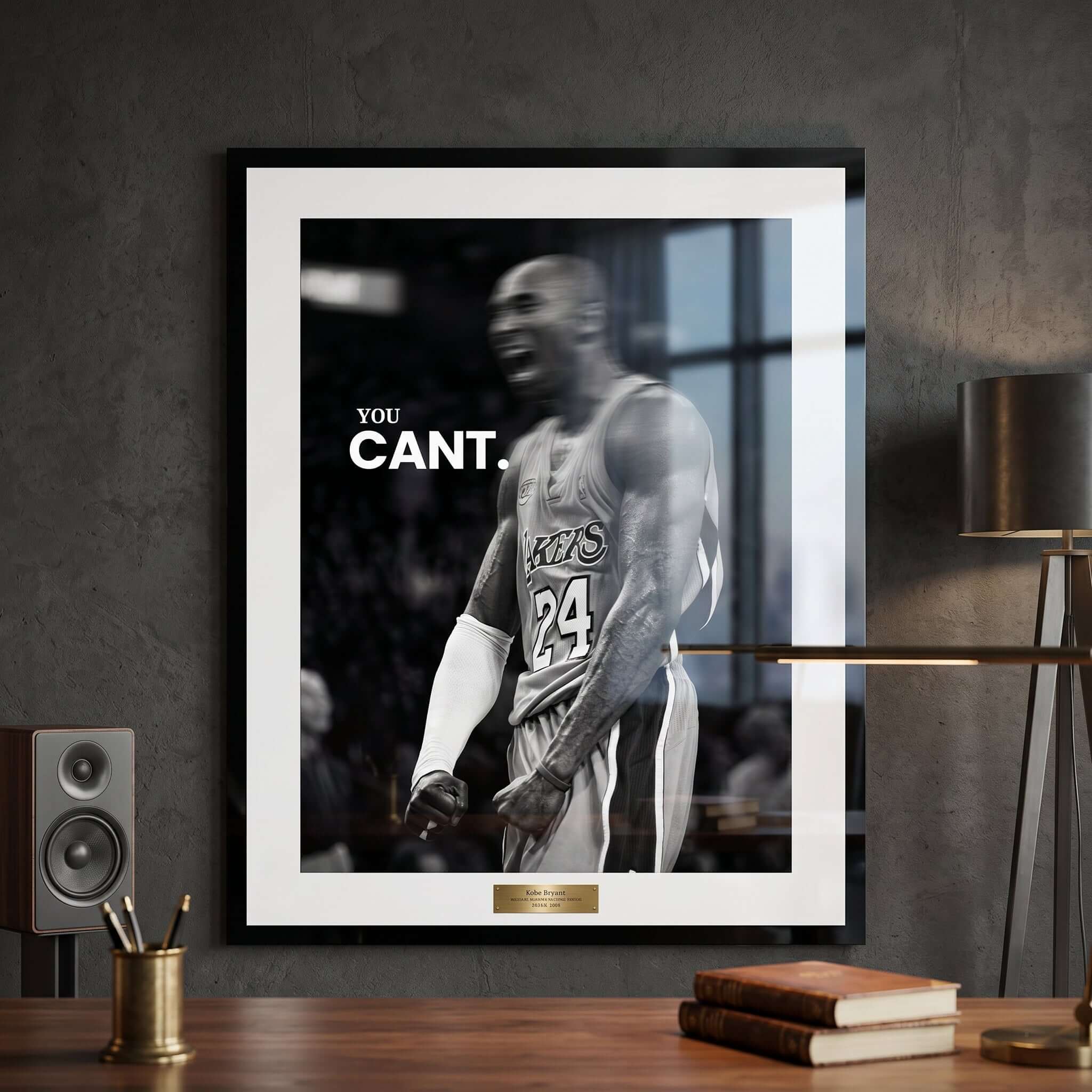 Cuadro Póster Kobe Bryant You Can’t | Decoración Motivacional
