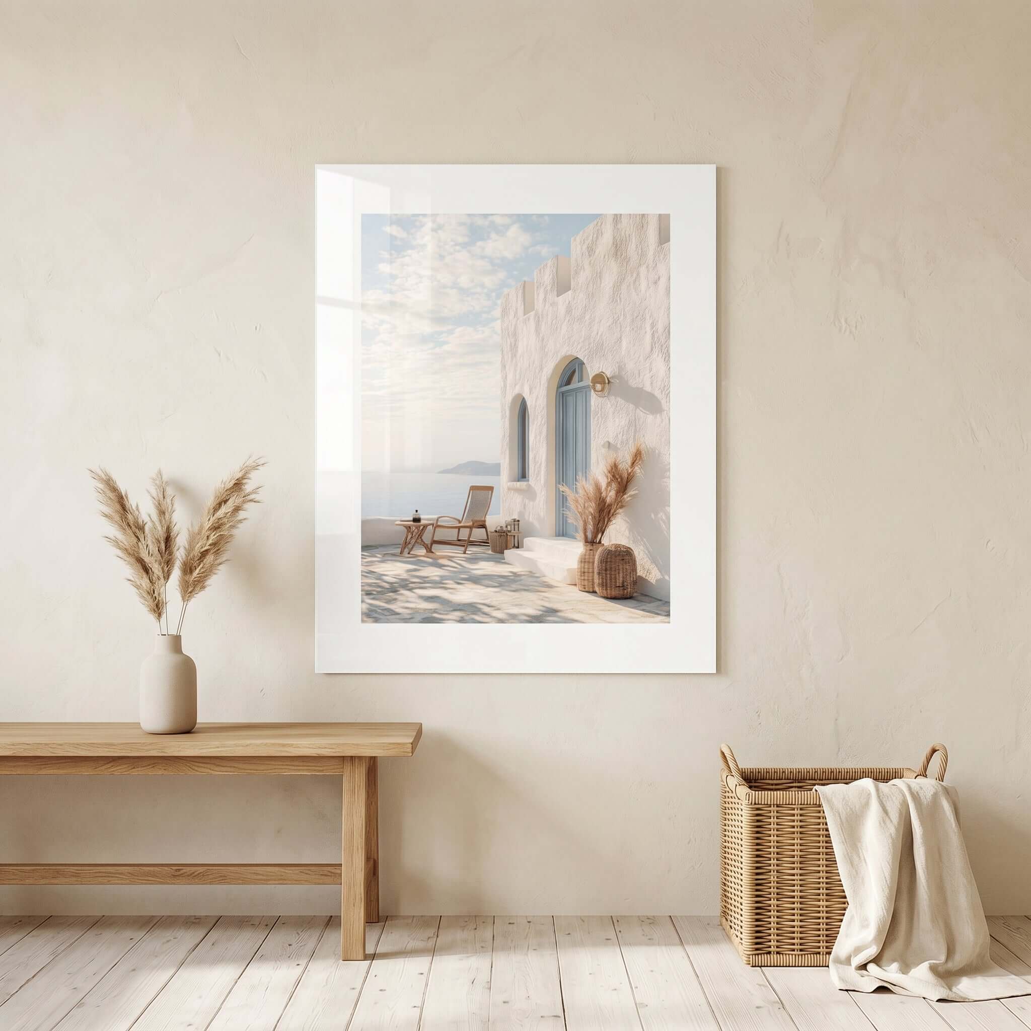 Cuadro Póster Refugio Mediterráneo | Decoración Costera