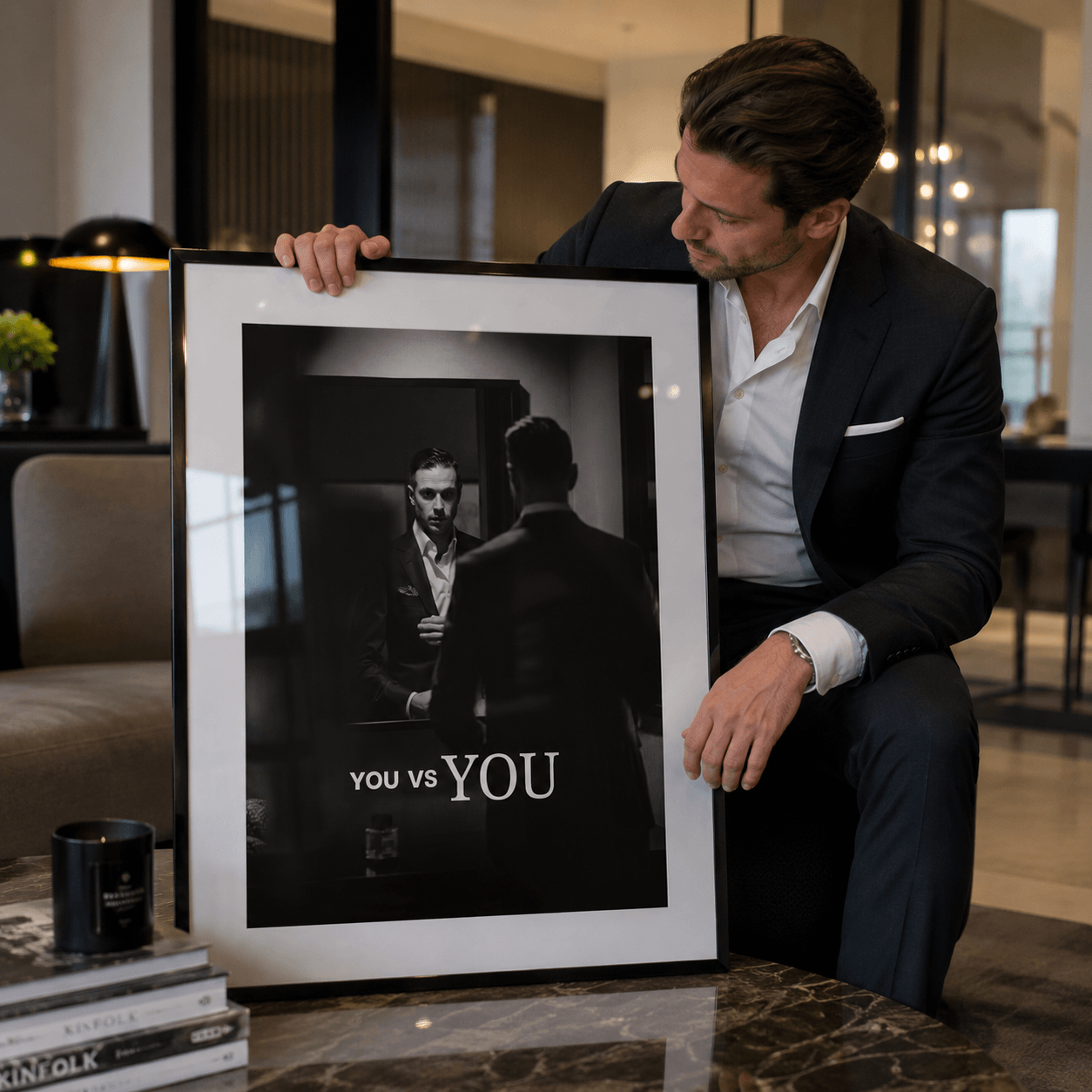 Cuadro Póster You vs You | Decoración Motivacional