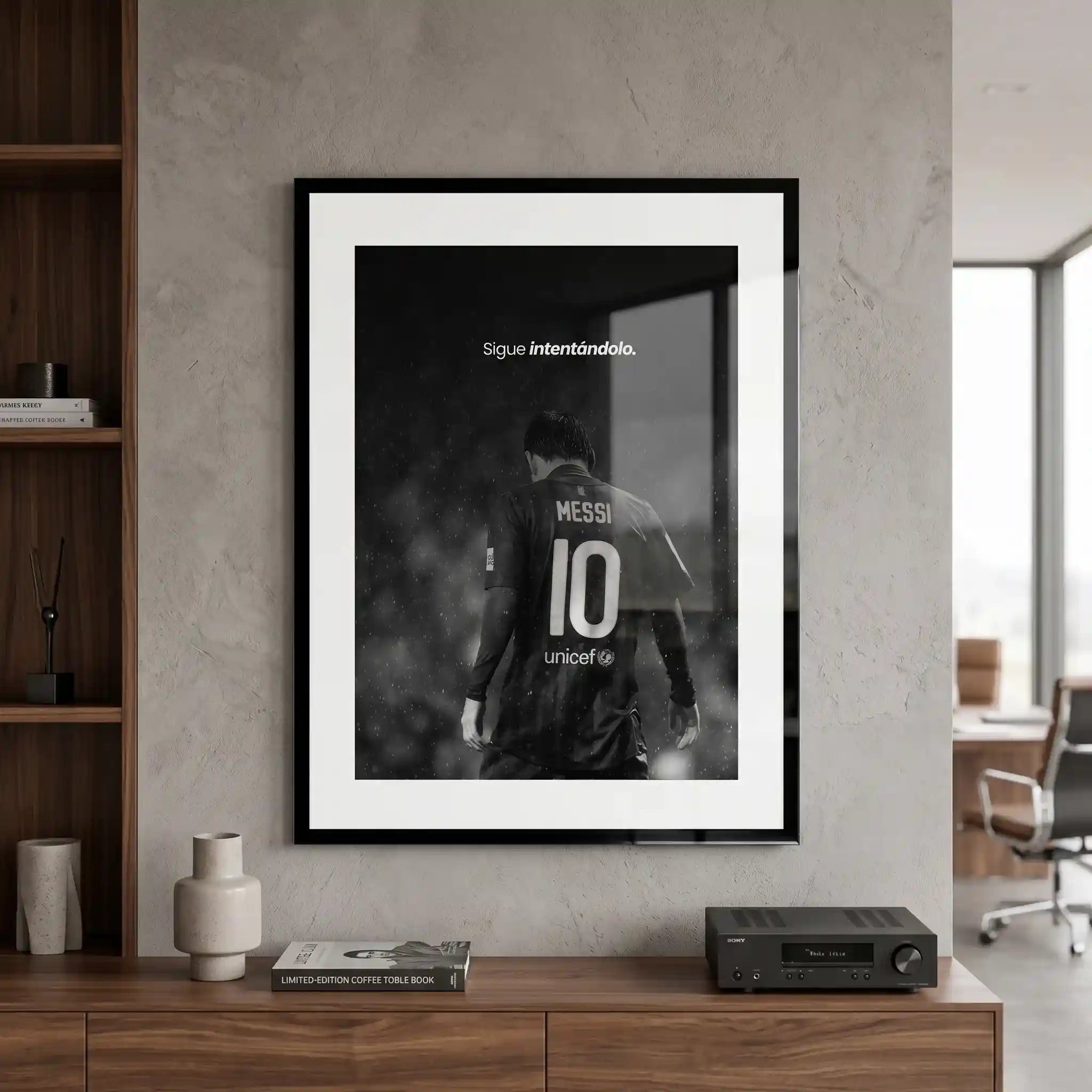 Cuadro Póster Lionel Messi | Nº10 | Sigue Intentándolo