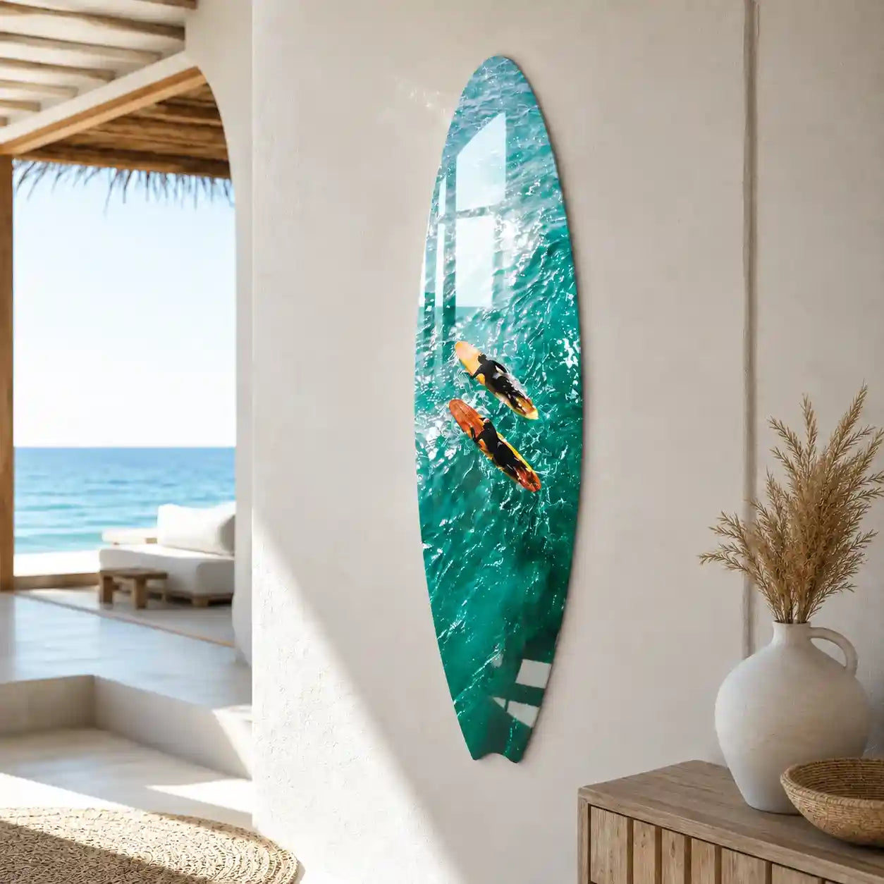 Cuadro Decorativo Tabla de Surf | Aventuras en el Mar