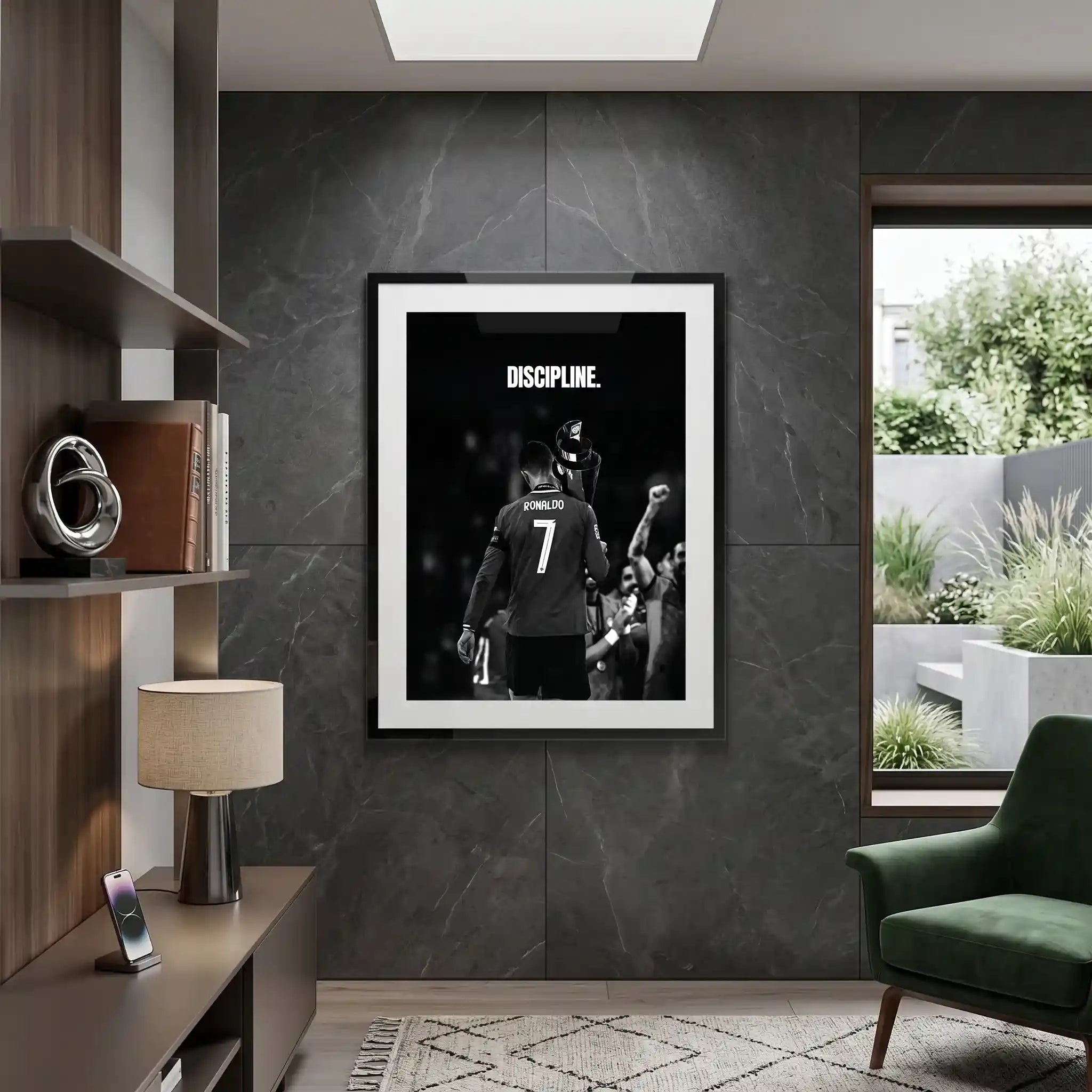 Cuadro Motivacional | Cristiano Ronaldo | Discipline