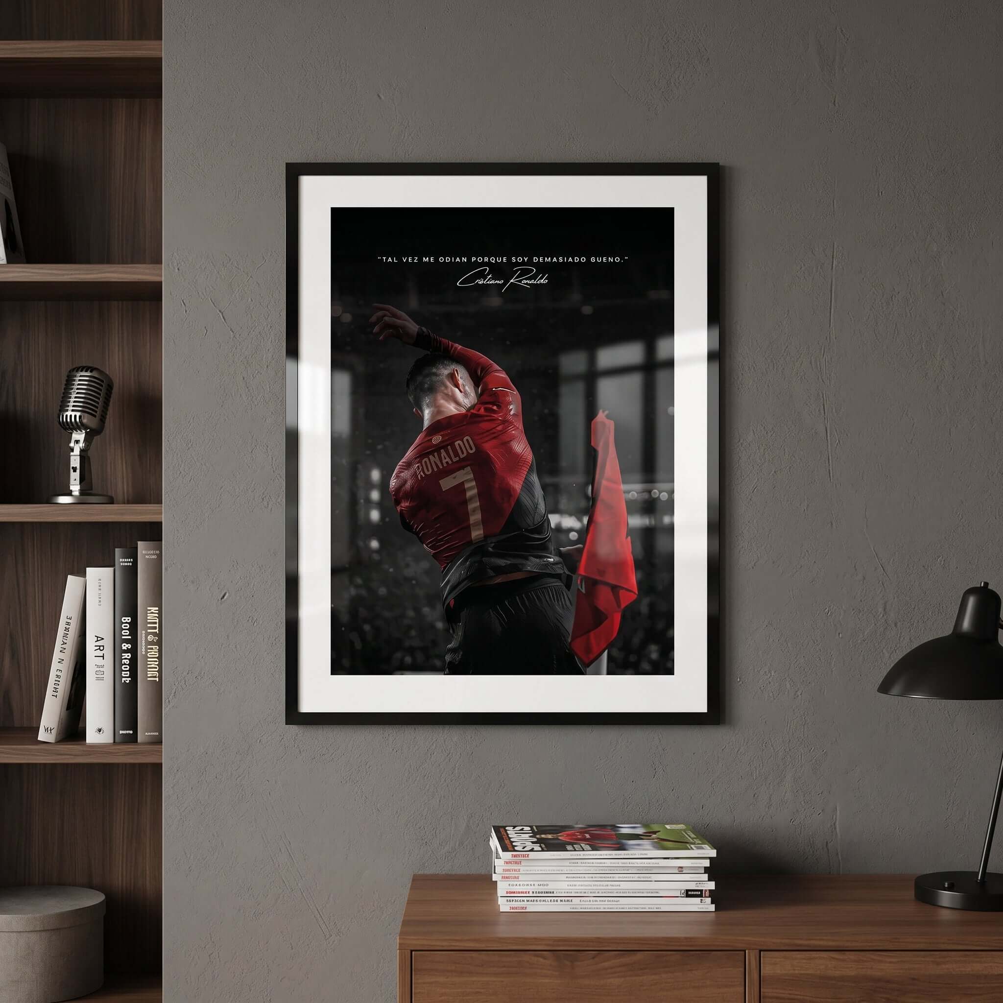 Cuadro Póster Cristiano Ronaldo | Decoración de Fútbol