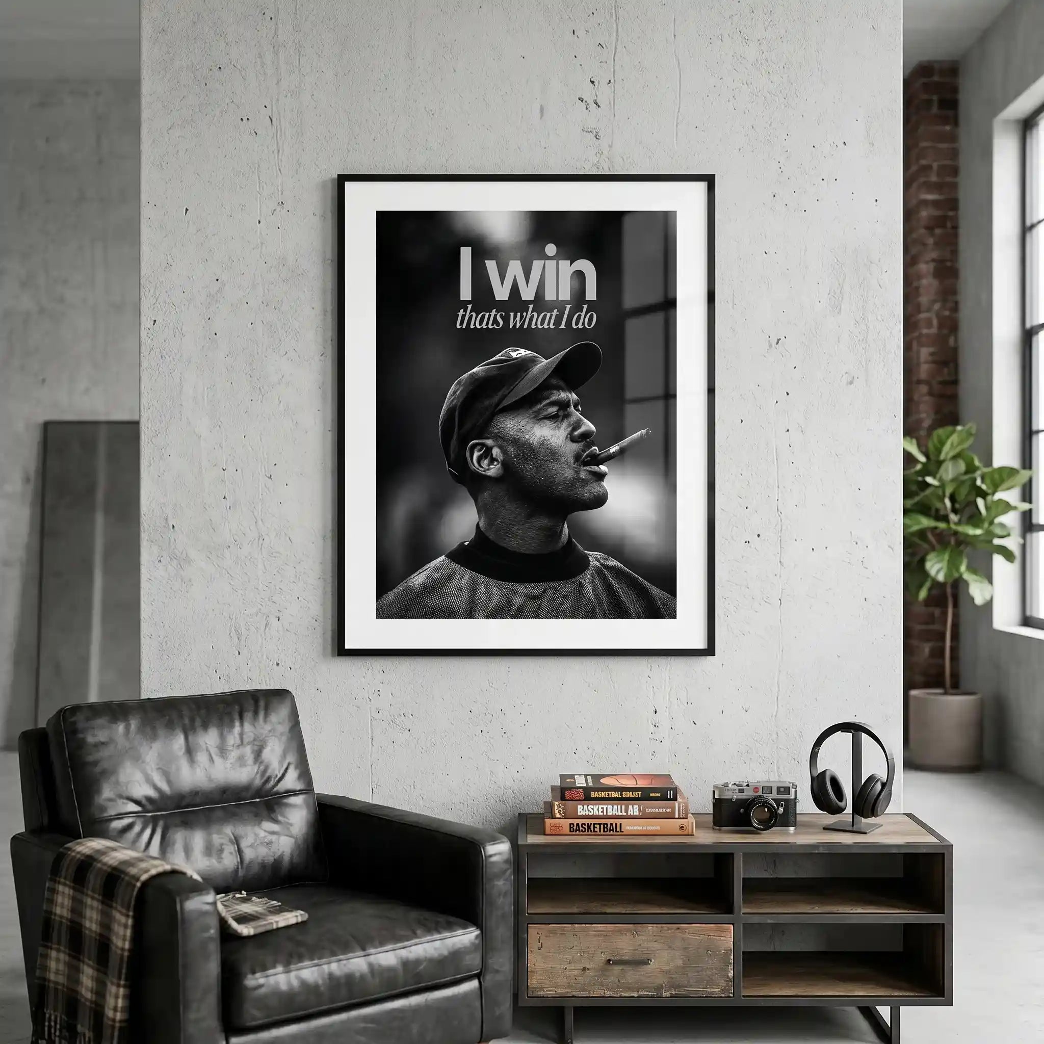 Cuadro Motivacional | I Win | That's What I Do