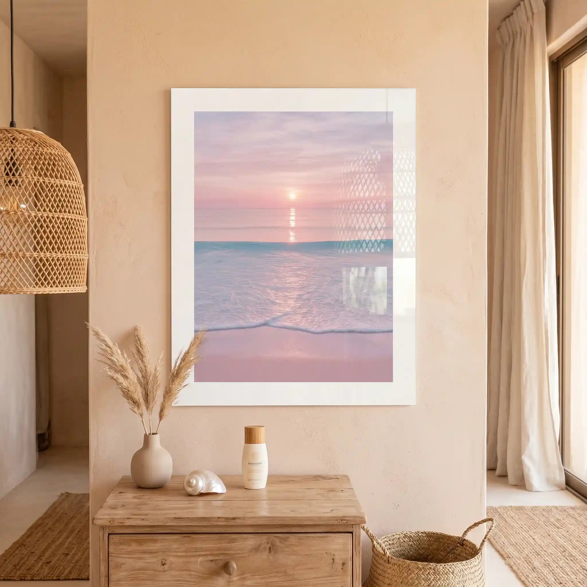 Cuadro Póster Atardecer Rosa | Pink Horizon
