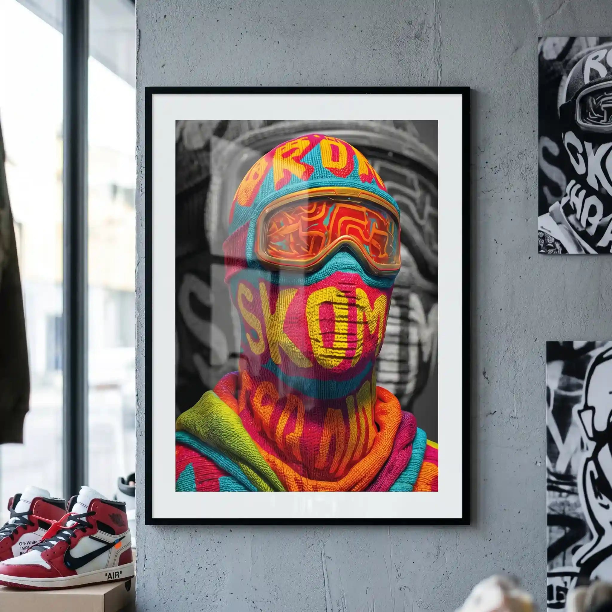 Cuadro Póster Ski Mask | Urban Rider | Color Rush