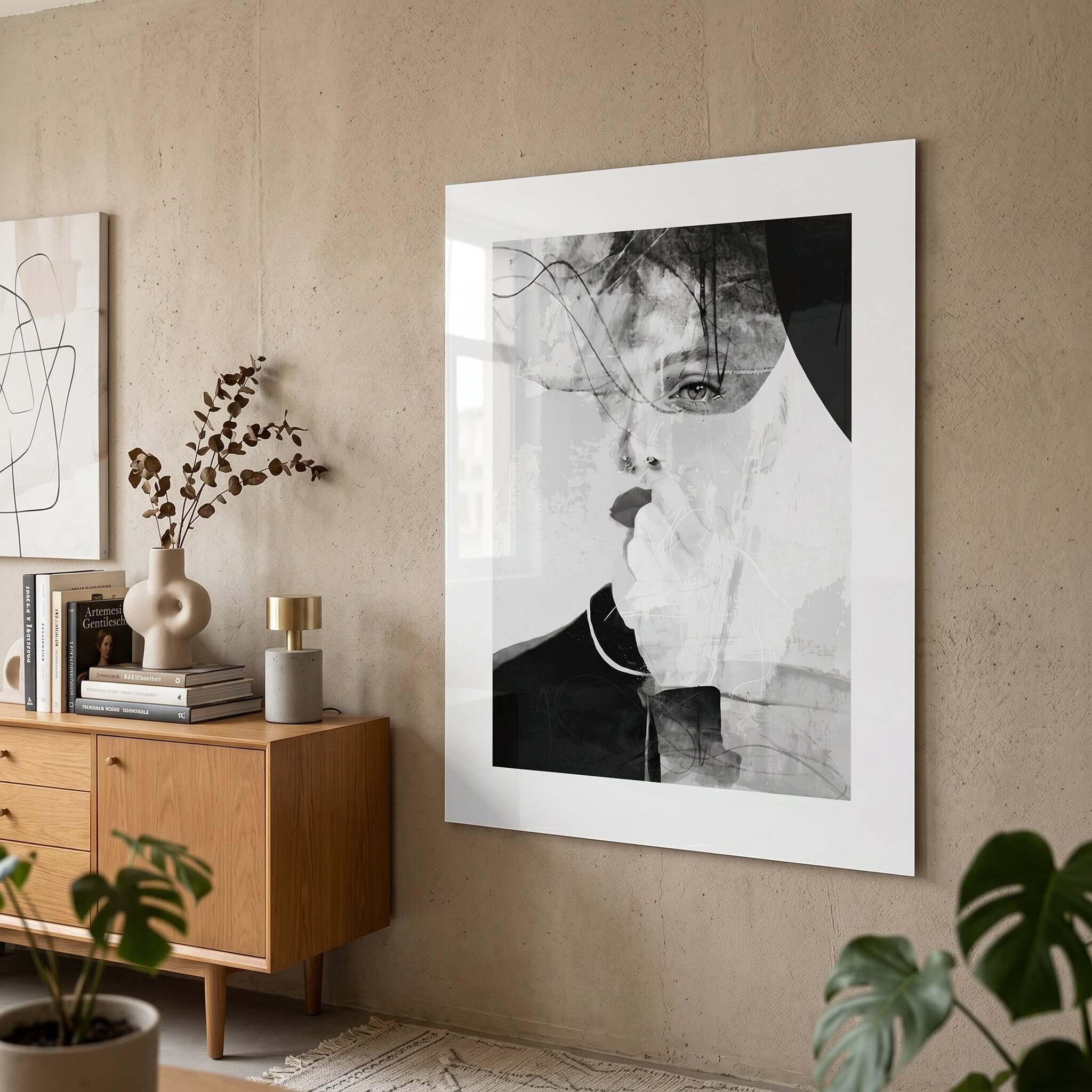 Cuadro Póster Rostro Femenino Abstracto | Decoración Moderna