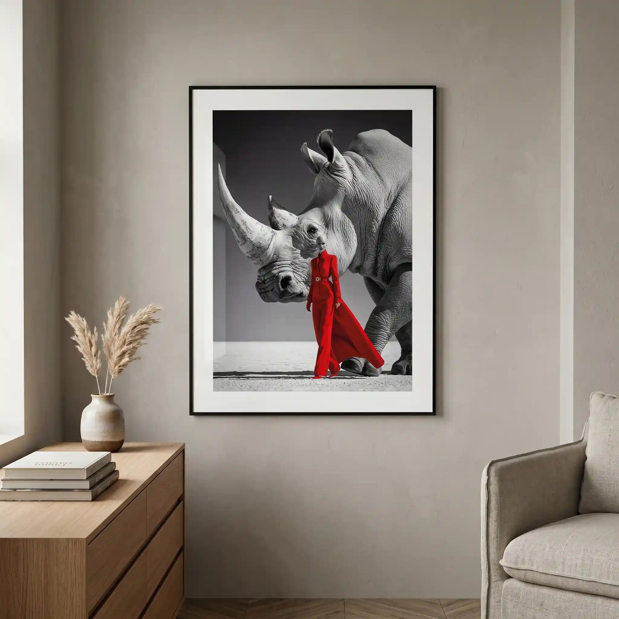Cuadro Red Instinct | Wild Elegance
