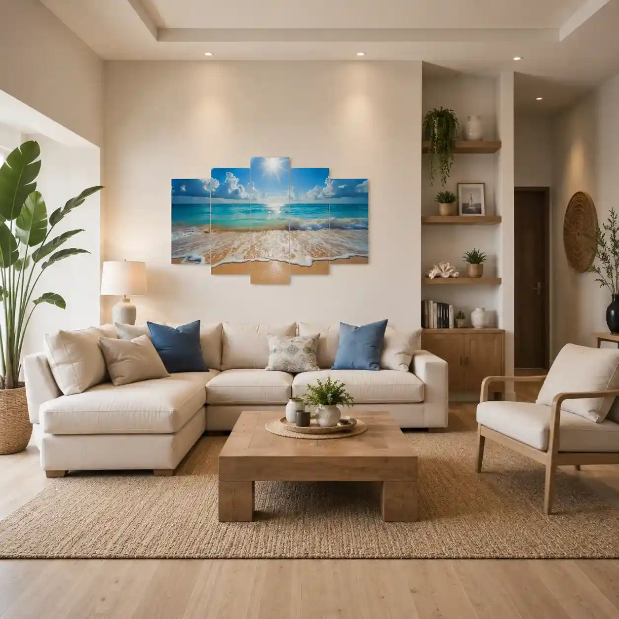 Cuadro de Metacrilato Oleaje Tropical | Decoración de Playa