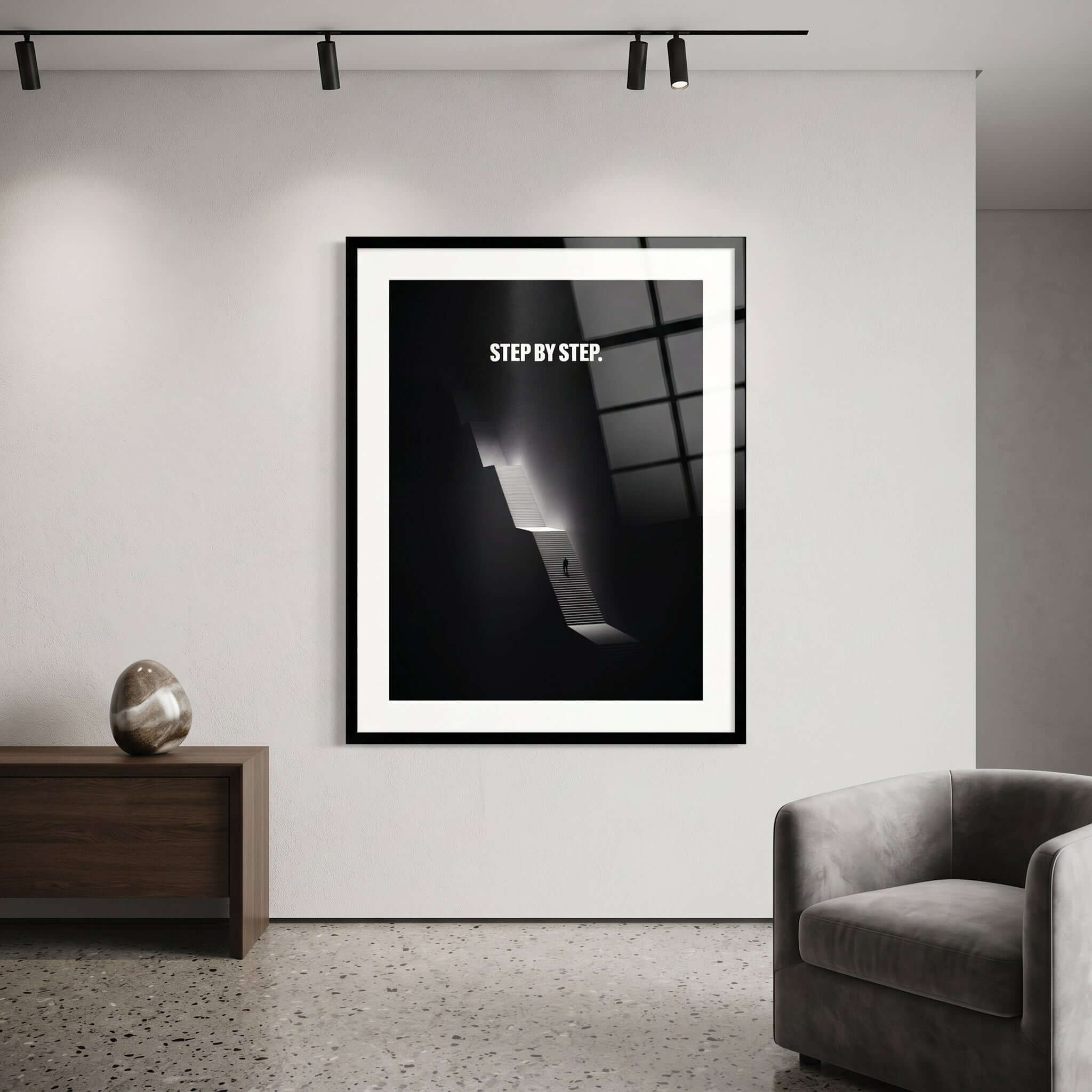 Cuadro Póster Step by Step | Decoración Motivacional