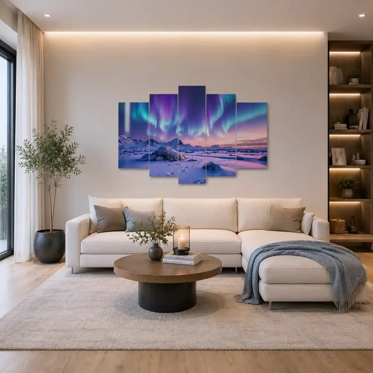 Cuadro de Metacrilato Aurora Boreal | Decoración de Paisajes