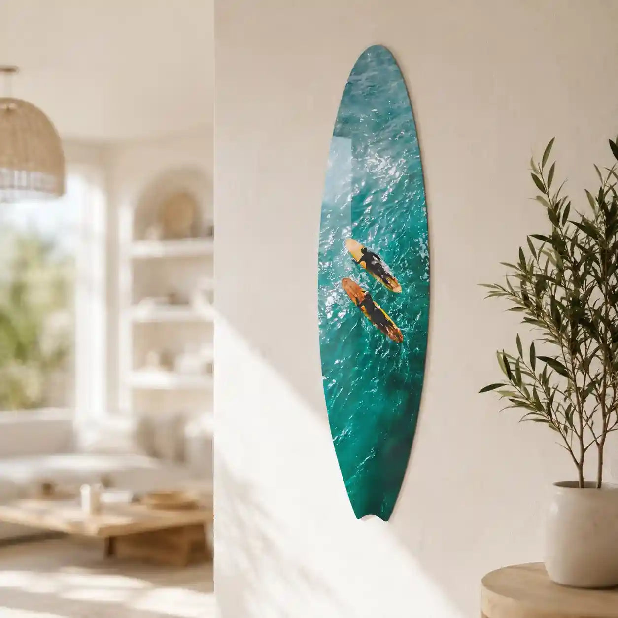 Cuadro Decorativo Tabla de Surf | Aventuras en el Mar