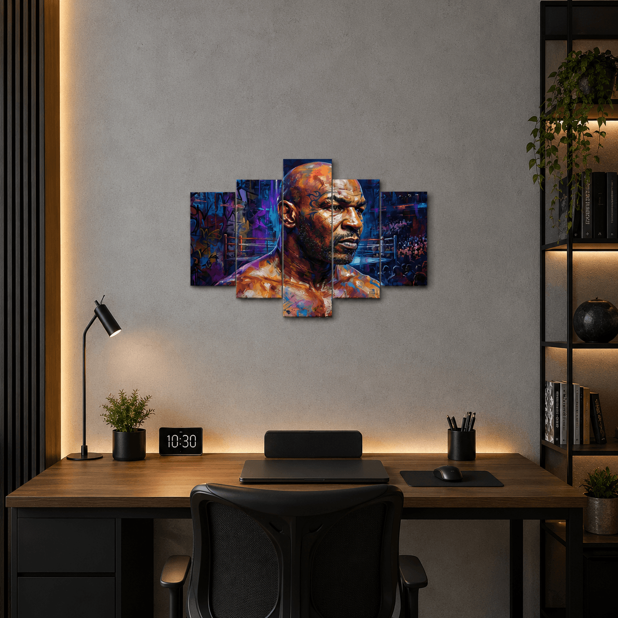 Cuadro de Metacrilato Mike Tyson | Decoración de Boxeo